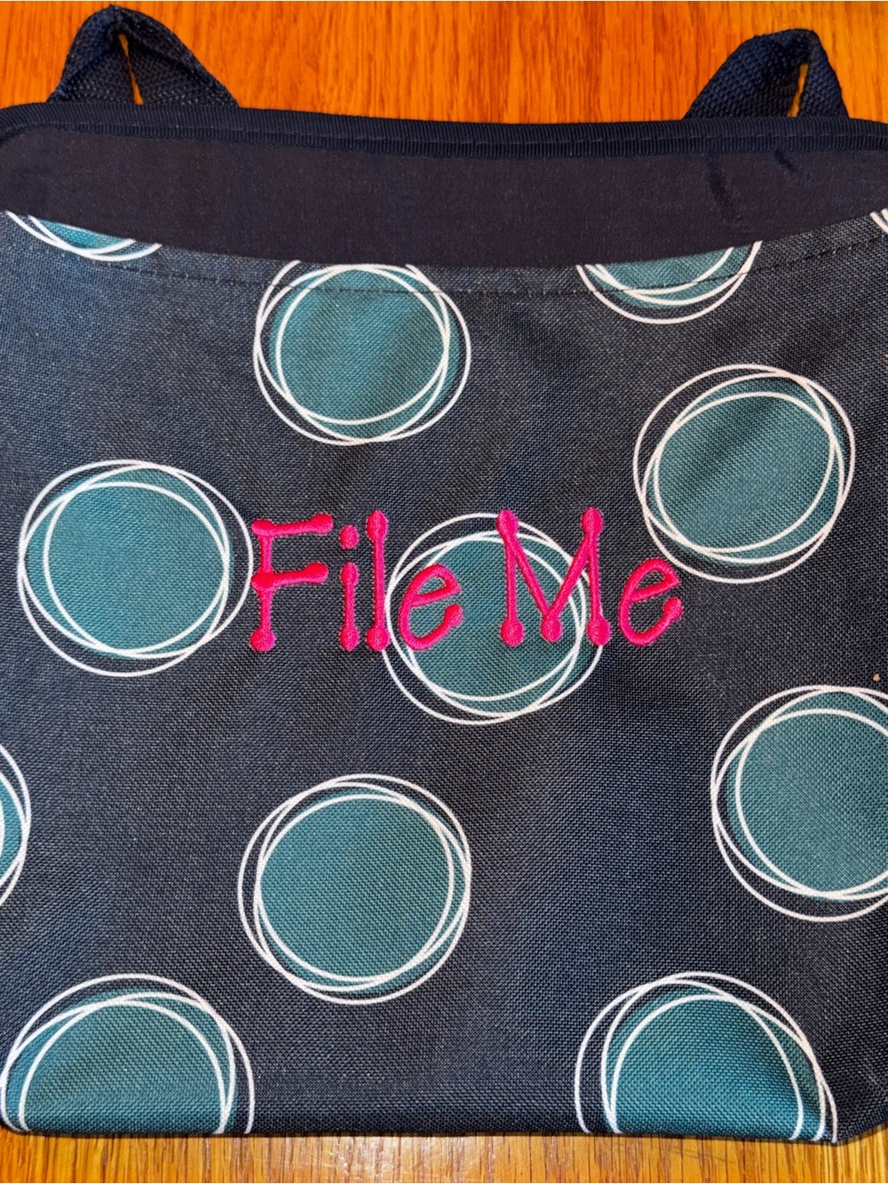 Thirty-One Oh-Snap Pocket in La-Di-Dot - Hanging File Holder
